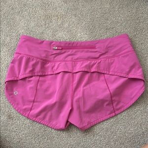 Lululemon Athletica Pink Athletic Shorts Lightweight Stretchy Design